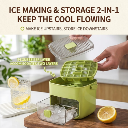🧊 The Ultimate Press & Release Ice Cube Maker Station