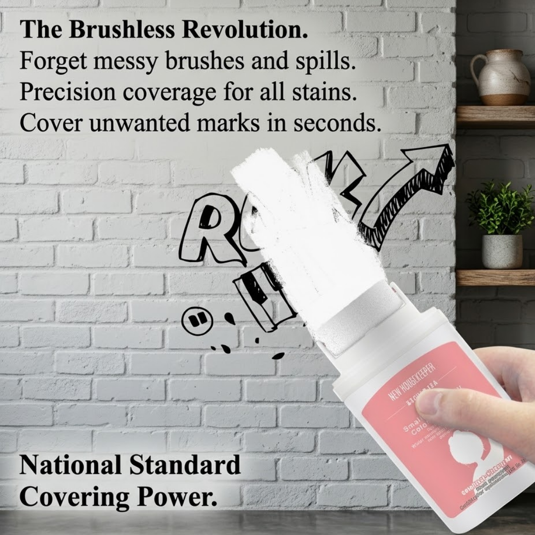 Drip-Free Mini Roller Paint | Odorless Wall Touch-Up & DIY Color Tool