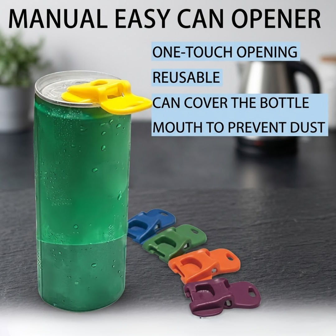 Ultimate Beverage Barricade & Easy Can Opener | Protect Nails & Keep Bugs Out!