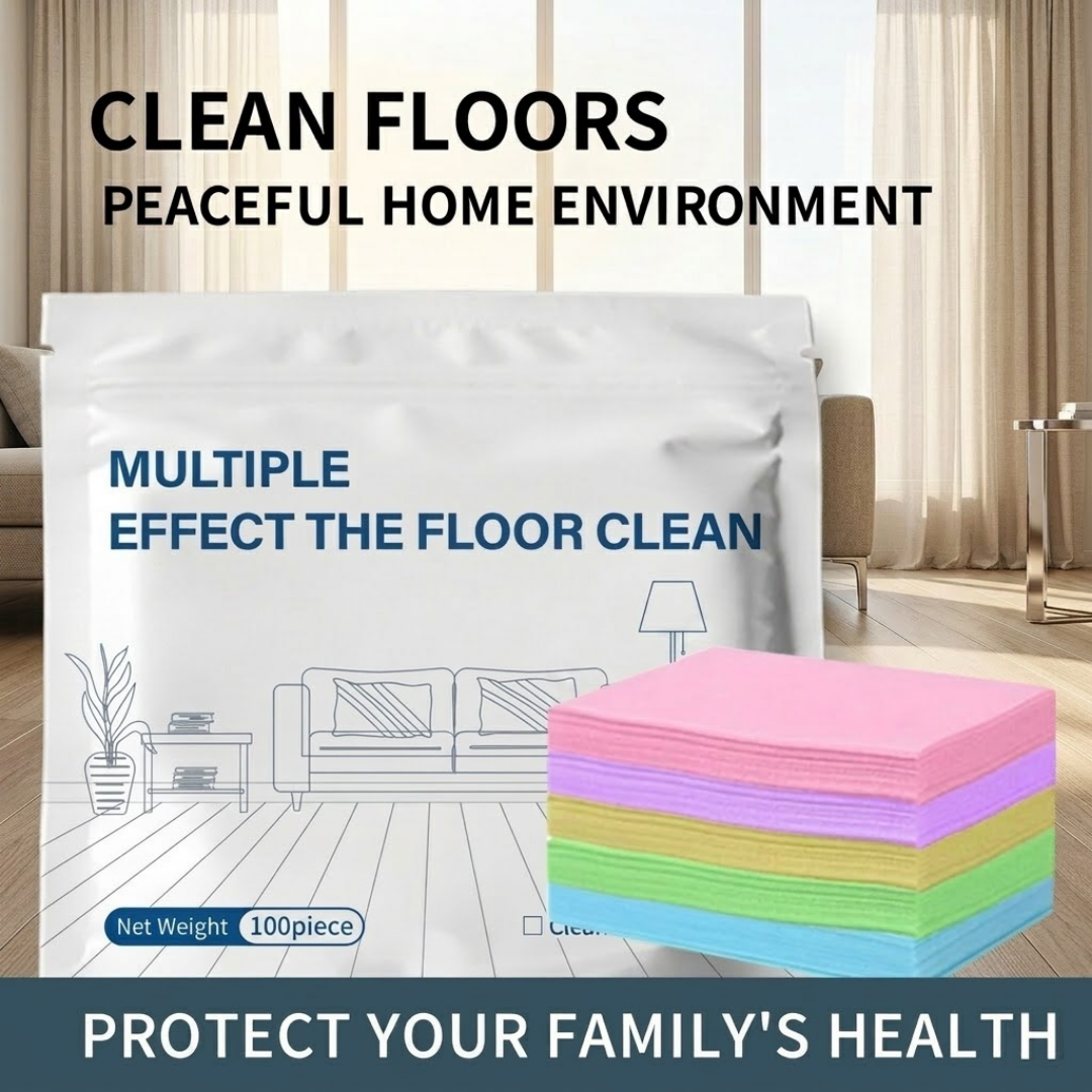 Floor Cleaning Tablets: Multi-Surface Cleaner for Hardwood, Laminate, Tile & RV Walls – Antibacterial, Deodorization & Maintenance
