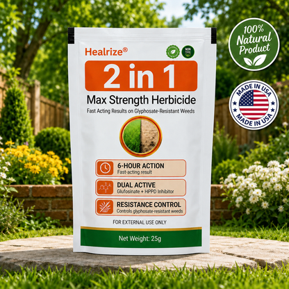 🏆U.S.𝙊𝙛𝙛𝙞𝙘𝙞𝙖𝙡 𝙎𝙩𝙤𝙧𝙚 | Healrize® 2-in-1 Max Strength Herbicide: Fast Acting Results on 𝙂𝙡𝙮𝙥𝙝𝙤𝙨𝙖𝙩𝙚-𝙍𝙚𝙨𝙞𝙨𝙩𝙖𝙣𝙩 𝙒𝙚𝙚𝙙𝙨