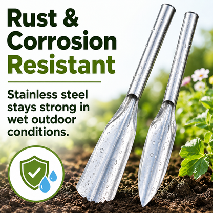MCOIKY® Stainless Steel Garden Digging & Transplanting Tool Set