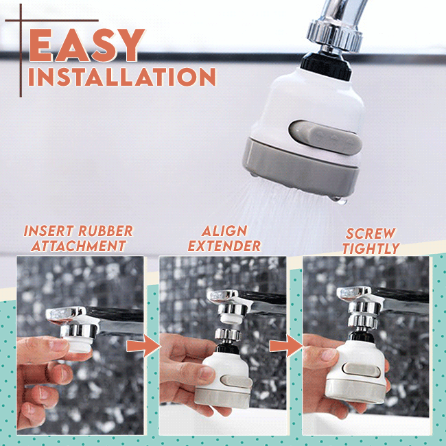 Billhol® 360° Rotate Faucet Nozzle