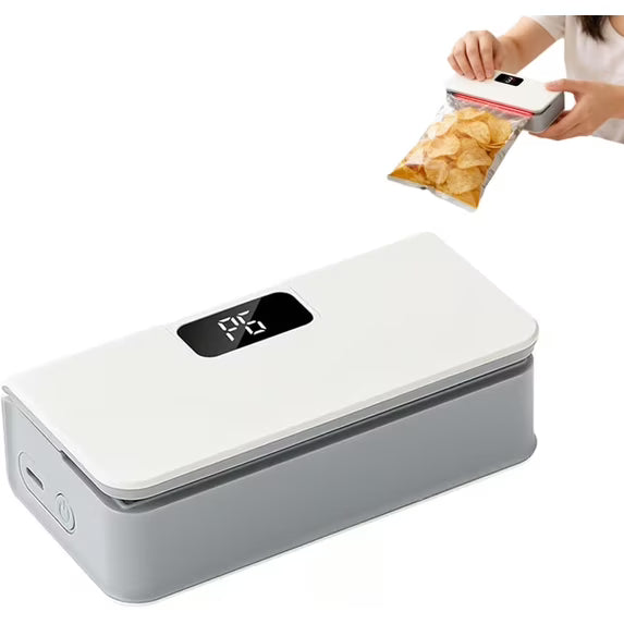 Smart Digital Bag Sealer | Rechargeable, Magnetic & 6 Adjustable Gears Heat Control