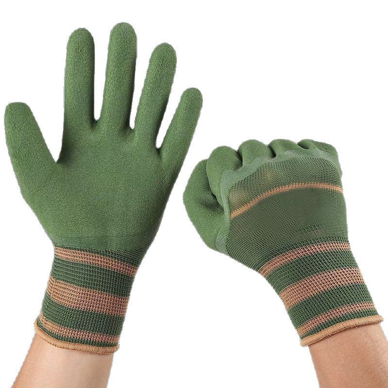 Sfrcord® Heavy-Duty Waterproof Gardening & Work Gloves with Anti-Slip Rubber Grip
