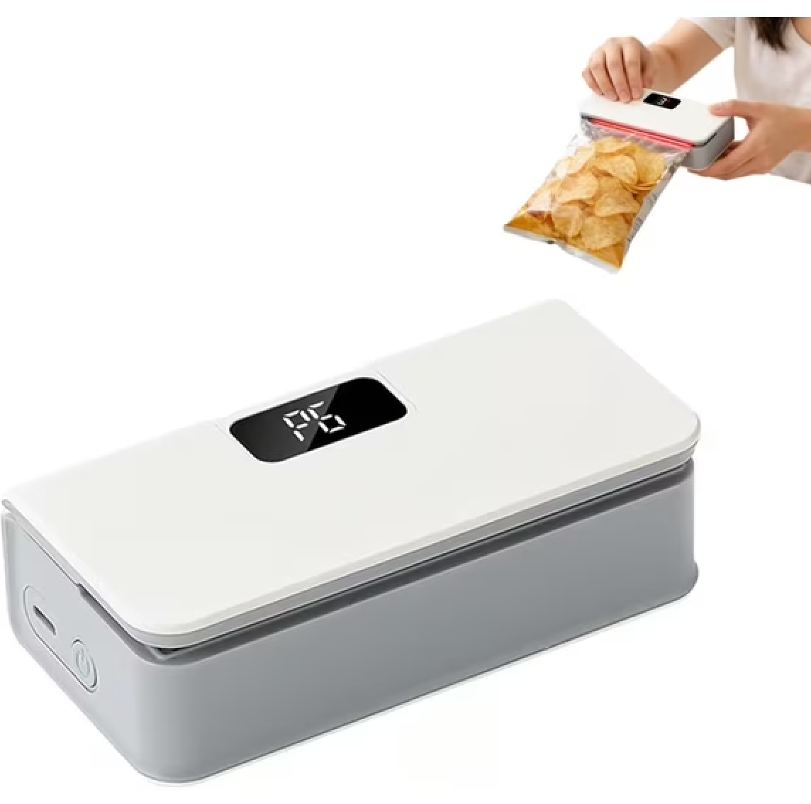Smart Digital Bag Sealer | Rechargeable, Magnetic & 6 Adjustable Gears Heat Control