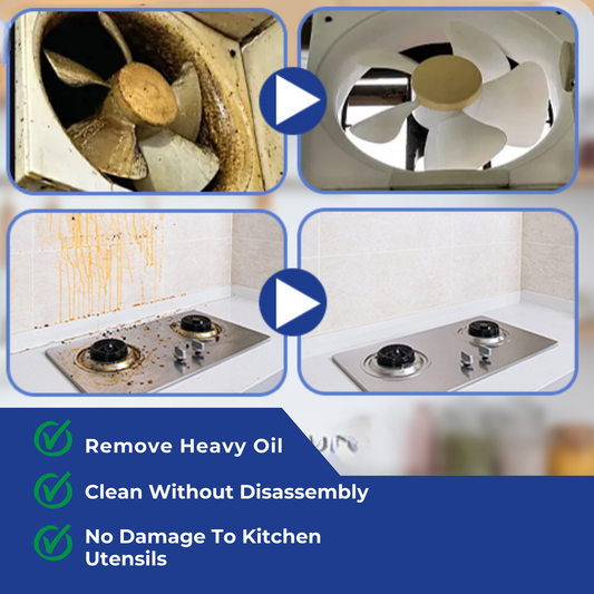 RSZZB®  Fish Oil Stain Cleaning Multi-Purpose Foam Cleaner Kitchen Heavy Grease Foam Cleaner