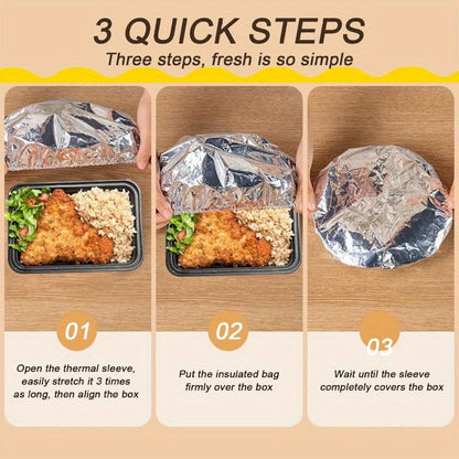 Home dining table & food container aluminum foil heat-retaining cover, kitchen food insulation and freshness keeping, high-quality aluminum foil.