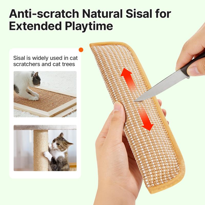 Potaroma Catnip Kicker Toy: 6000mg Organic Catnip & Durable Sisal Scratching Toy for Indoor Cats & Kittens