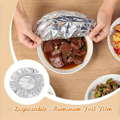 Home dining table & food container aluminum foil heat-retaining cover, kitchen food insulation and freshness keeping, high-quality aluminum foil.